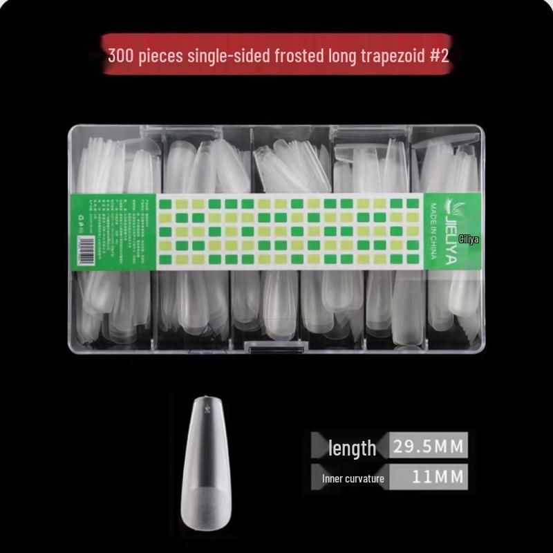 Single Number Frosted Ultra-Thin Nail Tips - Small Size, Traceless, Refillable, Half/Full Stick, Free Carving.