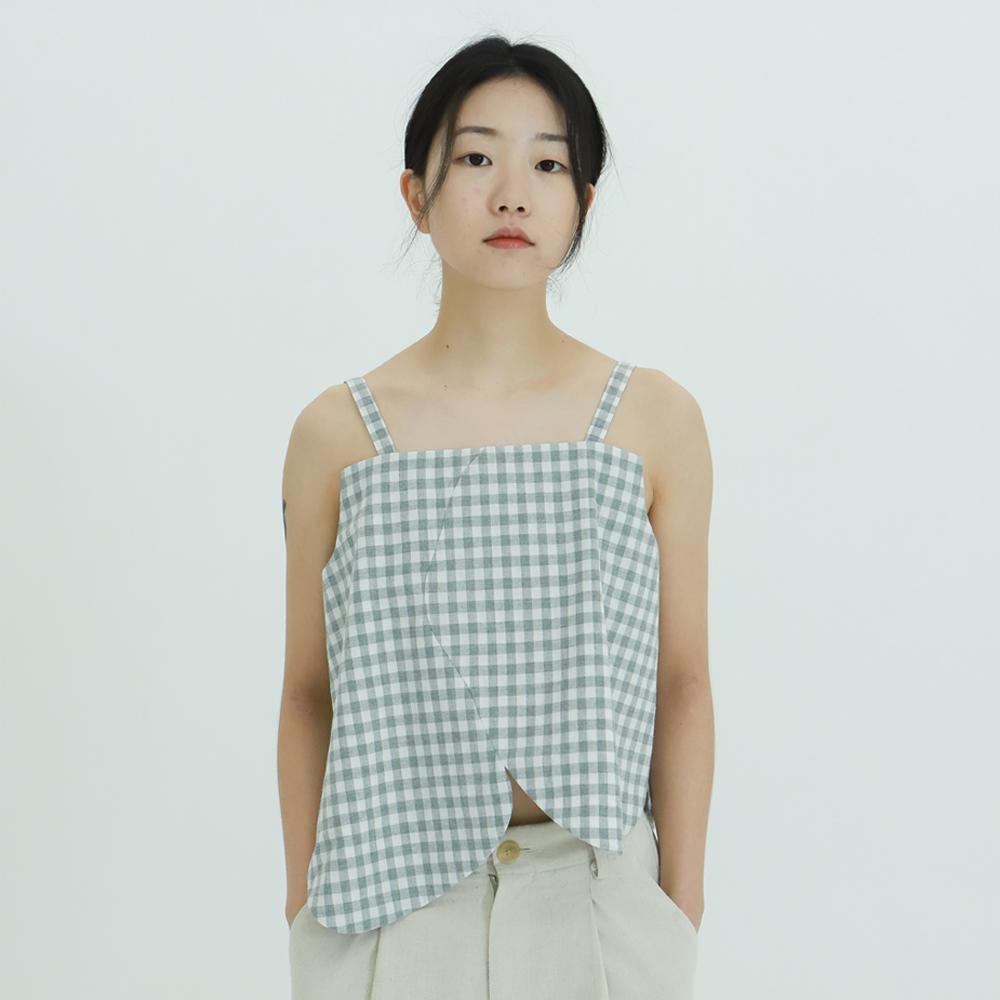 Wimzi Mind Rock Sleeveless Blouse_Check