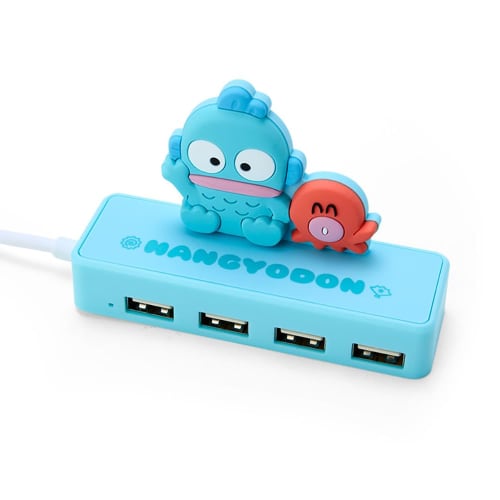 Sanrio (SANRIO) Sanrio Hub USB Slim Hangyodon Demi-Poisson HANGYODON 6 x 9,5 x 3 cm Personnage 327514 SANRIO