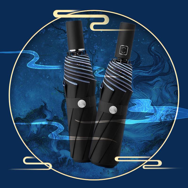 Qingqiu Guochao Manual Anti-UV Folding Umbrella