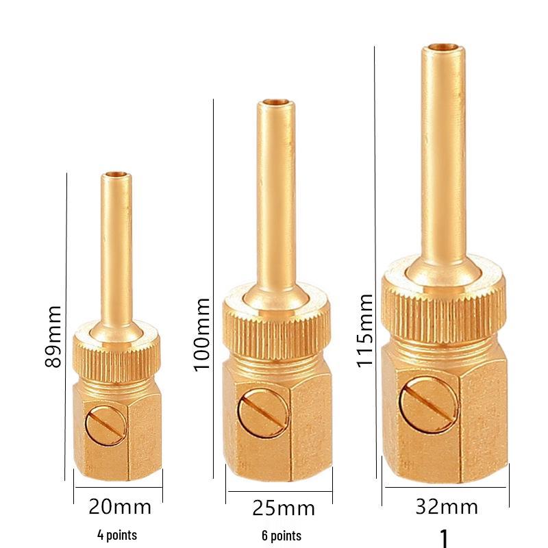 All-Copper Adjustable DC Nozzle Pond & Rockery Fountain Set with Valve.