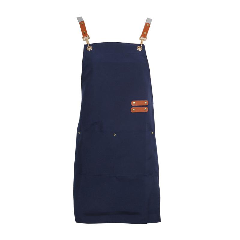 Wodoodporny fartuch kuchenny dla kobiet/mężczyzn z kieszeniami, roboczy, do czyszczenia, fartuch, restauracja, sklep, kelner, mundur roboczy