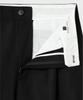 NONBLANK Single-Pleat Wide Fit Jersey Slacks_Black