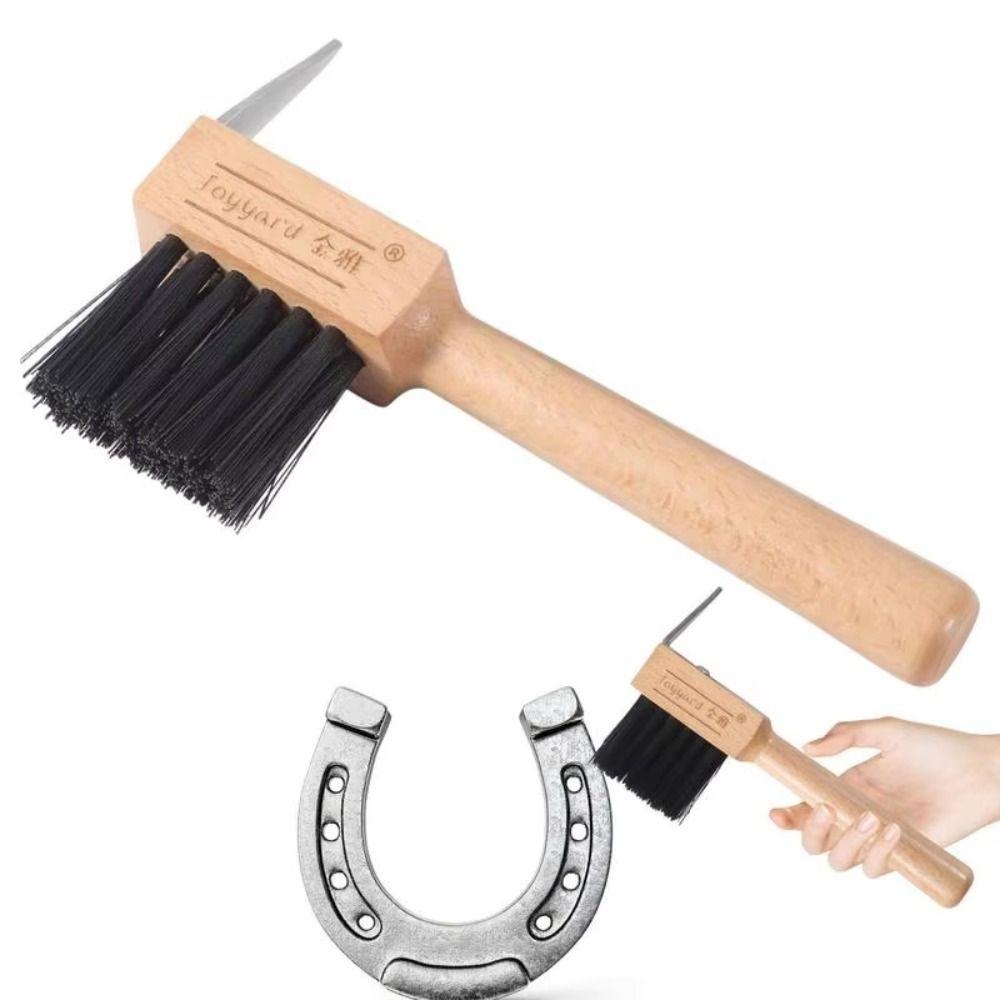 Grooming Brush Horses Hoof Pick Shoeing Foot Horses Grooming Pick Hoof Cleaning Brush  Farm Animal