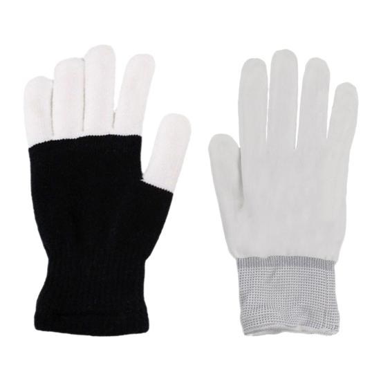 LED Rave Rukavice 7 Barev Svítící Prstové Rukavice pro Děti Dospívající Dospělé Zářící