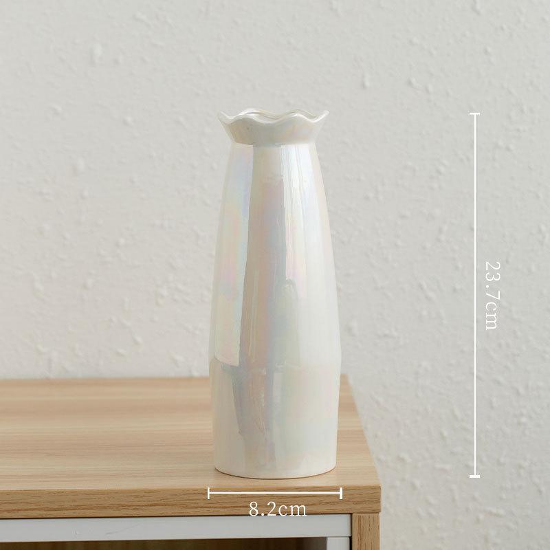 Creative Ceramic Electroplated Colorful Ceramic Arm Vase Modern Art Abstract Arm Ceramic Floral Vase Flower Arrangement Ornament
