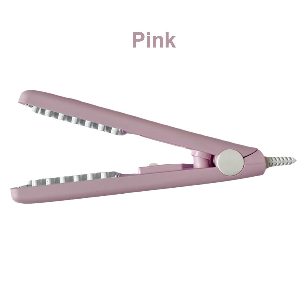 Mini 3D Grid Hair Crimper Curling Iron Volumizing Hair Iron Ceramic Corn Perm Splint Flat Iron Hair Styling Tools Gift for Women