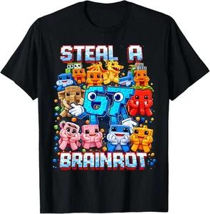 Steal A 67 Brainrot Funny 67 Brainrot Meme Gift Unisex T-Shirt 1