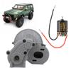 Gearbox with 35T External Carbon Brush 540 Brushed Motor for Axial SCX10 SCX10 II 90046gray