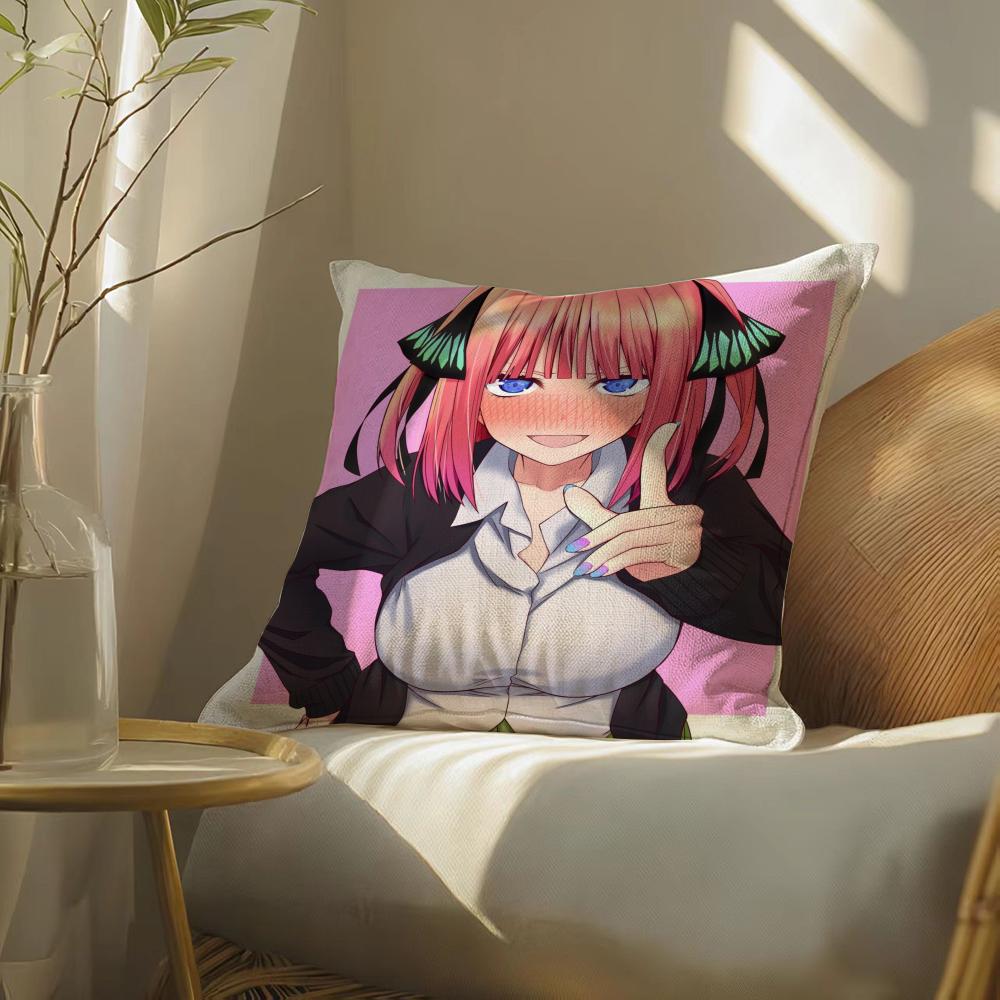 Animegirlninonakano Kissenbezug Kissenbezug, Zweiseitig Bedruckt, Sofakissen, Schlafzimmer Kopfteil