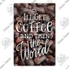 Putuo Decor Coffee Vintage Tin Sign Plaque Metal Plate Wall Art Posters for Kitchen Bar Cafe Room Retro Iron Painting