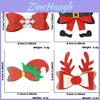 Adorable Christmas Glitter Bow Hair Clip With Cute Reindeer Antlers And Snowflakes