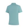 Li-Ning Solid Color Soft Comfortable Breathable Versatile Casual Short Sleeve Polo Shirt Women Tops Misty-Green APLV136-5