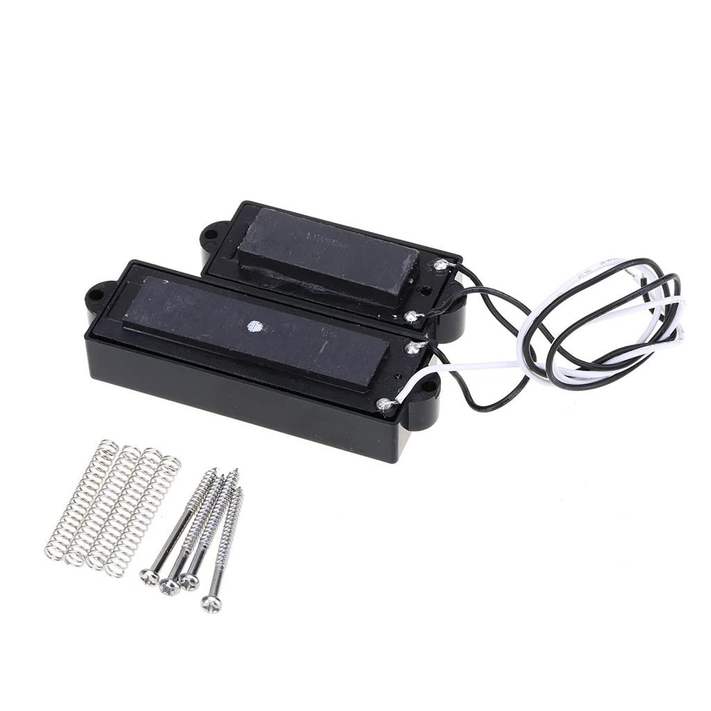 Wilkinson M Series WOPB5 Variable Gauss Ceramic Precision Bass Pickups for Electric Black of 5-String Bass, (Set 2)