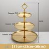 Abay Royal Crown Gold Cake Stand Set