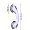 2pcs Bathroom Grab Bars, Portable Walker Safety Handrails with Suction Cup Accessories, Bathroom Safety Rail Accessories