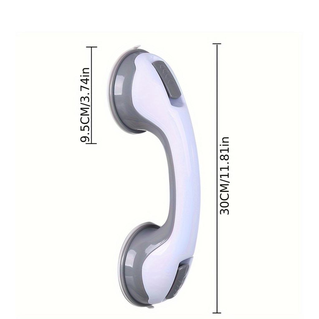 2pcs Bathroom Grab Bars, Portable Walker Safety Handrails with Suction Cup Accessories, Bathroom Safety Rail Accessories