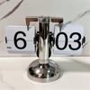Page Turning Automatically Quartz Time Clocks Metal Desk Flipping Clock  Modern Home Decoration