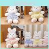 Plush Bunny Toy Gift For Kids With Soft Short Pile Fabric For Cuddle Comfort