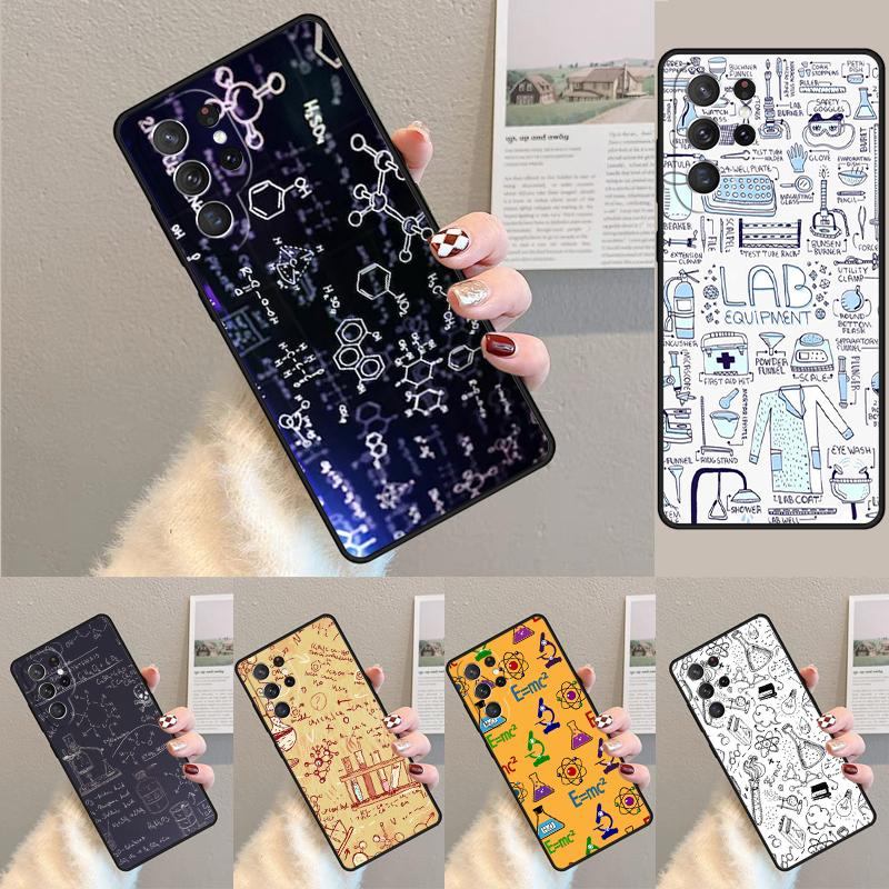 Chemistry Mathematics Phone Case for Samsung Galaxy note 10 pro S26 Ultra S23 S24 FE S25 S21 S22 PLUS shockproof Cove