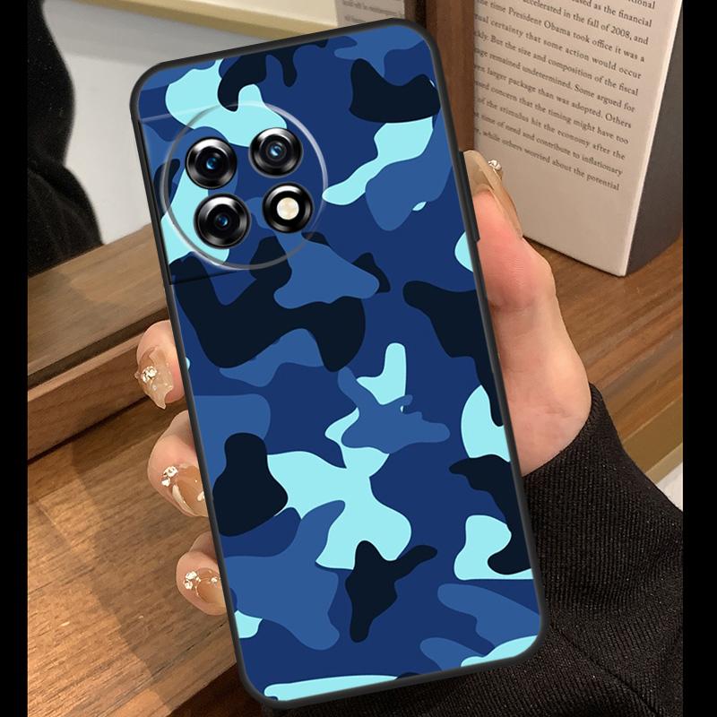 Camouflage Army Case For OnePlus 15R 13R 13T 12R 15 13 12 11 10 Pro 10T Nord CE 3 4 Lite N20 N30 Nord 5 Cover