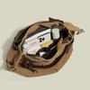 HENGJINGY tote bag canvas retro commuter handbag shoulder messenger bag