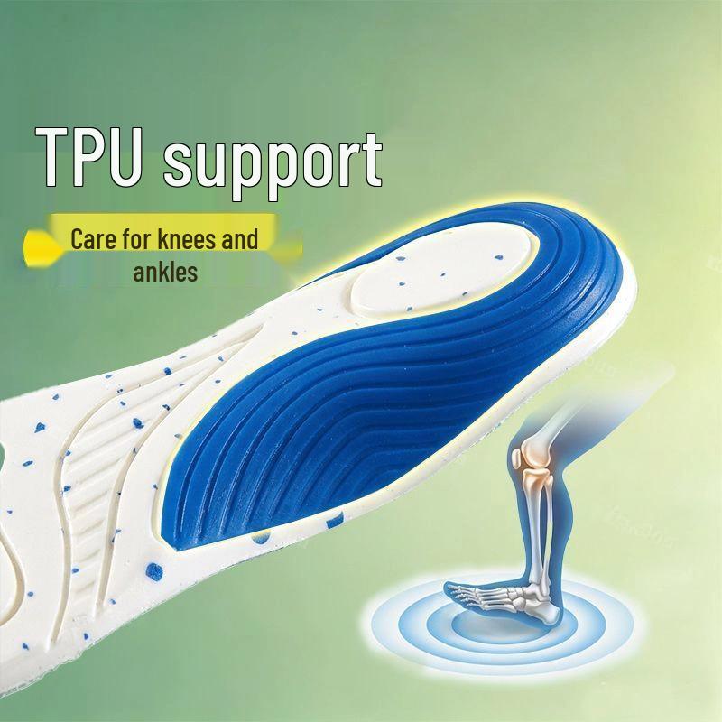 Women's High-Elastic Arch Support Insoles: Breathable, Shock-Absorbing, Odor-Proof Pads for Flat Feet Correction.