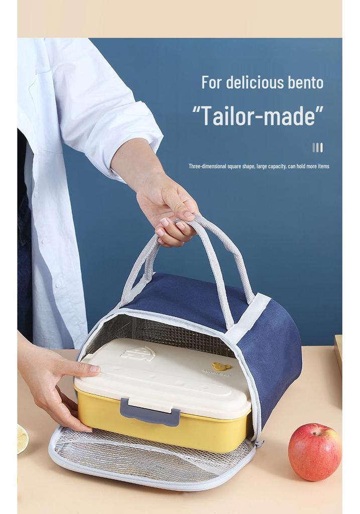 Aluminum Foil Insulated Lunch Bag - Waterproof, Portable Meal Tote for Work or School