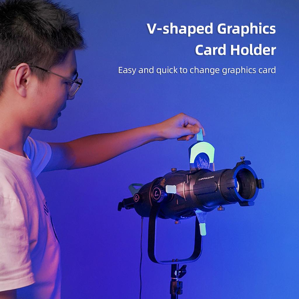 LIPPMANN Optical Spot Bowens Mount Conical Snoot Kit pro LED Continuous Light Strob Light s