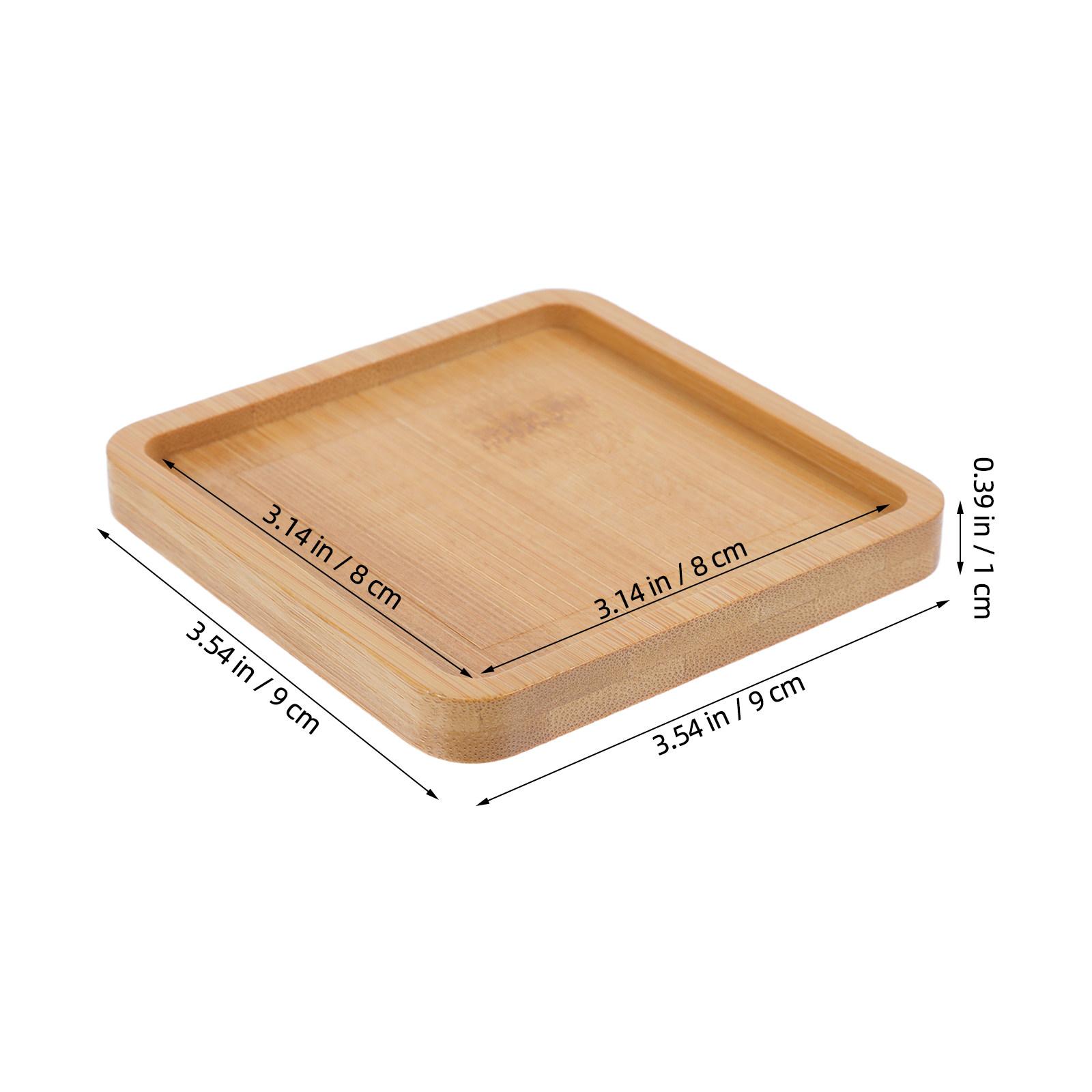 

6pcs Handmade DIY Mosaic Cup Mat Bottom Bamboo Pad Coaster Handicraft Toys Coffee Mug Heat Protector Pad multi-use