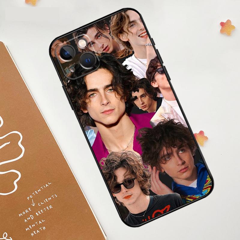 Timothee Chalamet Actor Case For iPhone 17 Pro Max 17 Air 16 15 14 13 12 11 Pro Max Plus Mini 16e Funda Cover