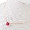 ESTELLE July Birthstone Ruby Necklace in 18K Pink Gold [WEB Exclusive] (0351-9588-0014-0000)