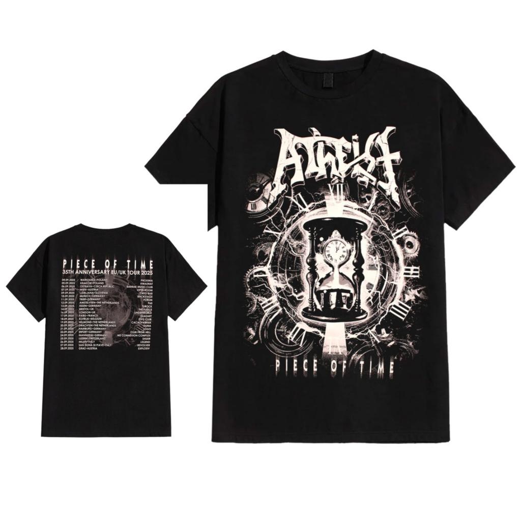 Atheist Baumwolle Band Shirt Unisex Sommer Kurzarm Modemarke T-Shirt Luxus Lässig Vintage