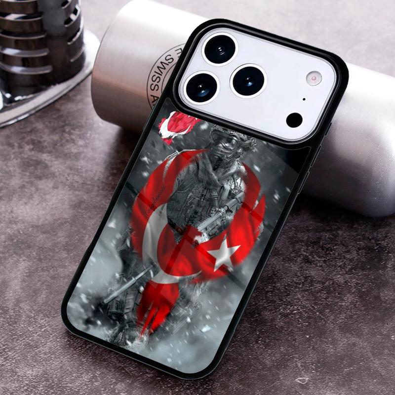 Turkey Turkish Flag_4 Phone Case For iPhone 17,16e,15,14,13,12,11,Mini,Pro,MAX soft Silicone Cover