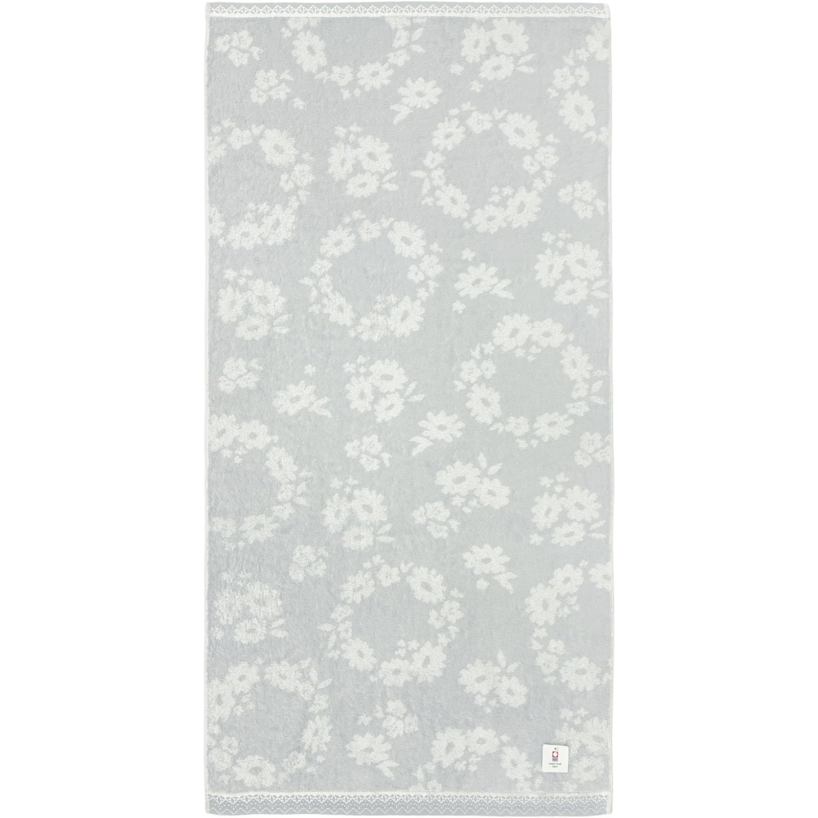 

Hayashi Bath Towel 60 x 120 cm Imabari Towel Flower Waltz Gray BO202929 Approx. серый