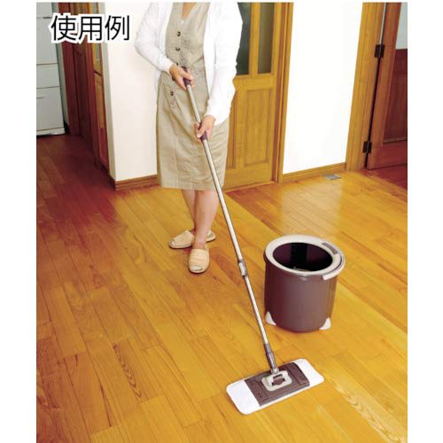 Azuma Industrial Azuma Rotating Mop, Spare Tornado Square Type, 34cm Wiping Width, Single-Layer Dehydration and Cleaning, TSM-SQA57