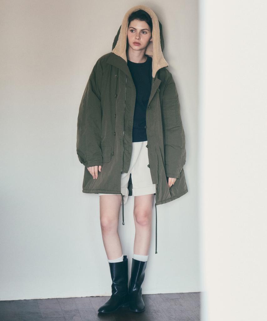 Wednesdayoasisforwomen N-3B Fishtail Flight Tumble Padded Field Coat_Khaki(Wc25-Ot05)