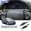 ABS Sport Trim For Honda Civic 2012 2013 2014 2015 Steering Wheel Shift Paddle Extensions Auto Interior Mod Parts