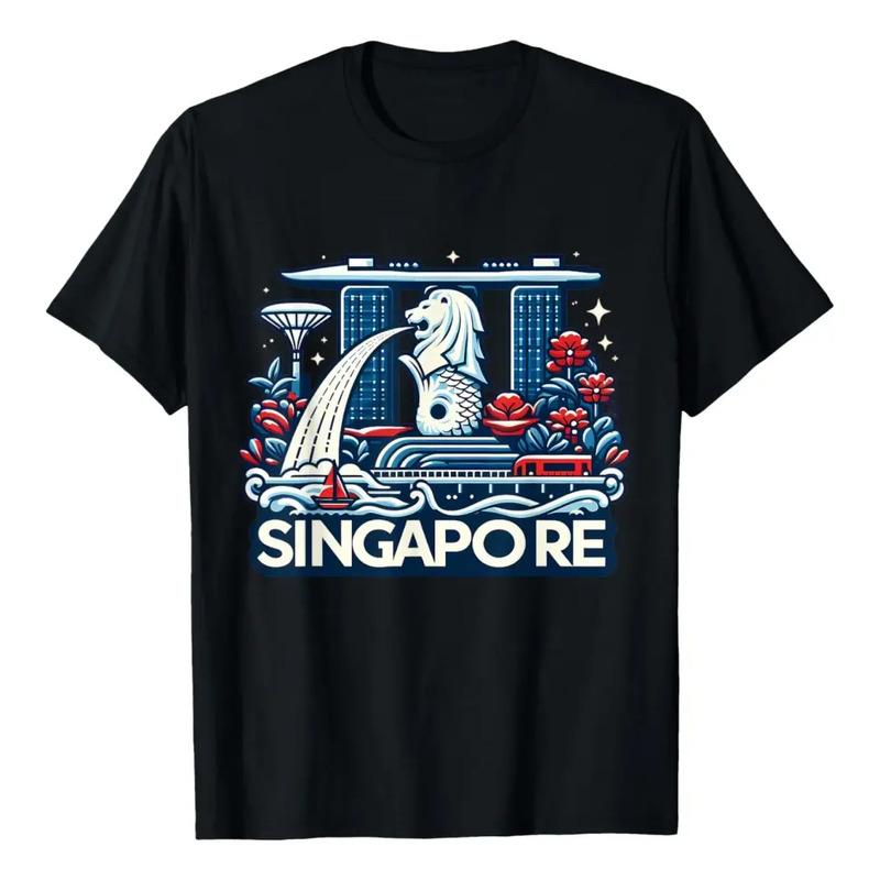 Singapur Marina Bay Sands Gardens Junto A La Estatua De Bay S разноцветный