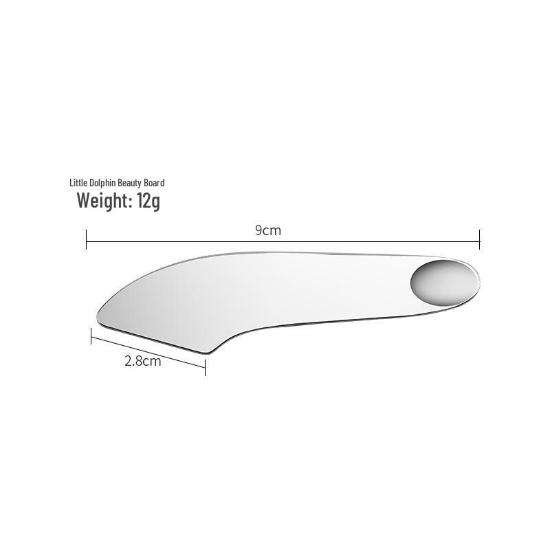Stainless Steel Makeup Mixing Spatula for Concealer, Foundation, & Blush.