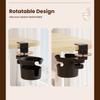 Black Clip On Cup Holder Rotatable Mug Holder Durable Desk Cup Holder  Home School Office Dorm
