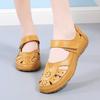 35-41Damen Sommer Übergröße Modische Lochschuhe Lässige Damenschuhe Flache Schuhe Sandalen
