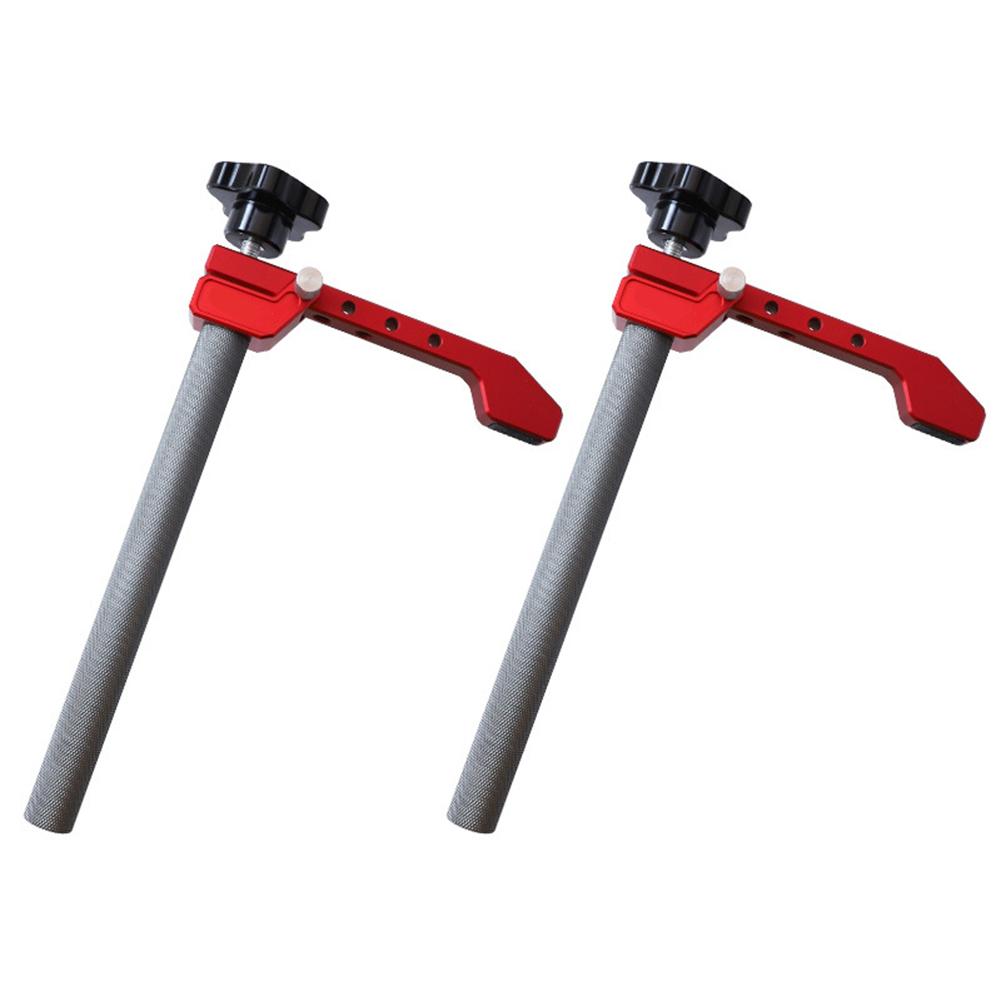 Desktop Clamp Positioning Clamp Woodworking Projects 265*153mm 10.43*6.02 In Adjustable Rod Length Aluminum Alloy Material