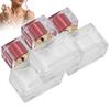 3pcs Glass Refillable Empty Perfume Bottle Cosmetic Perfume Atomizer Dispenser 30mlRed