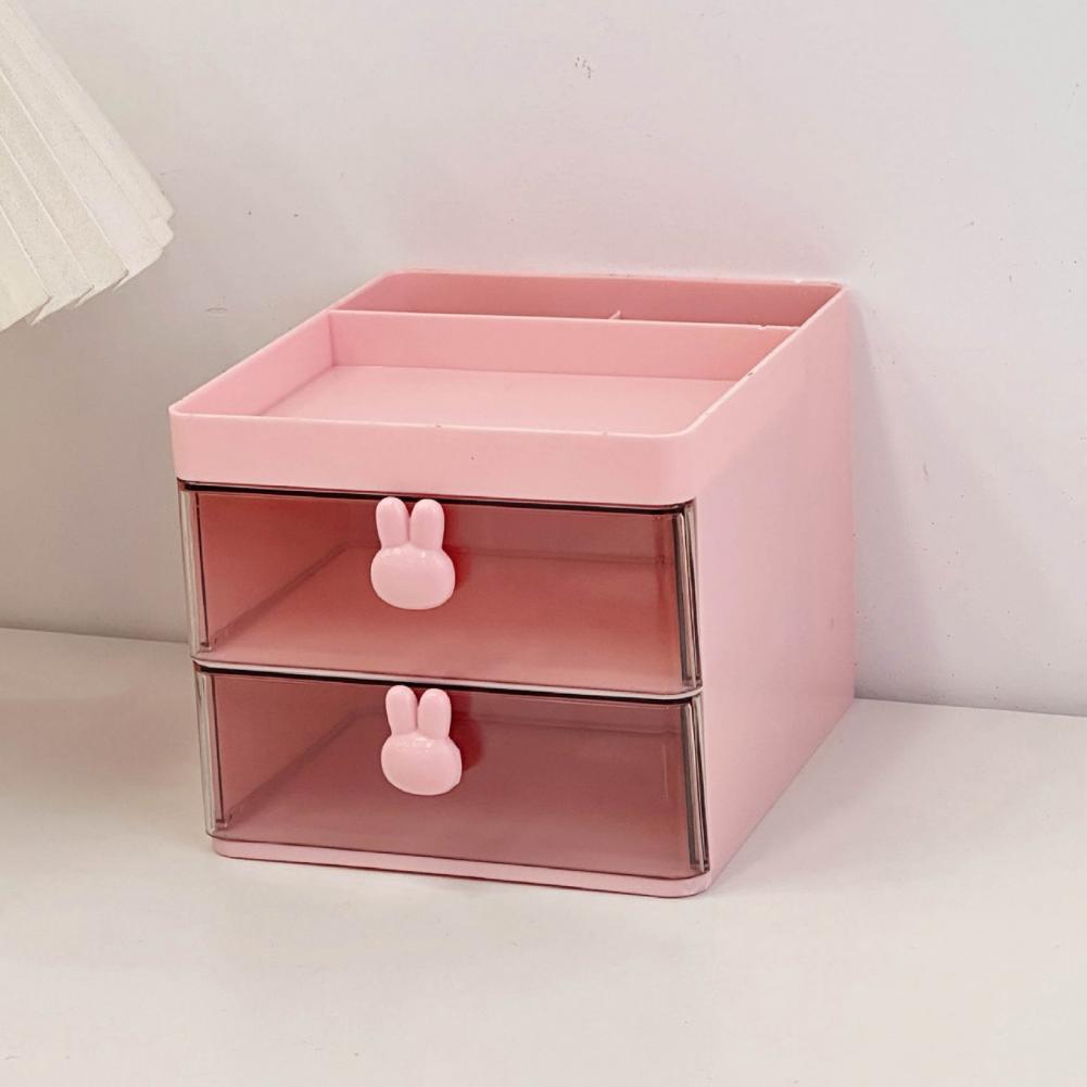 Popular Makeup Drawer Multi-functions Cosmetic Storage Box Wide Application Space Saving Drawer Desktop Storage Box