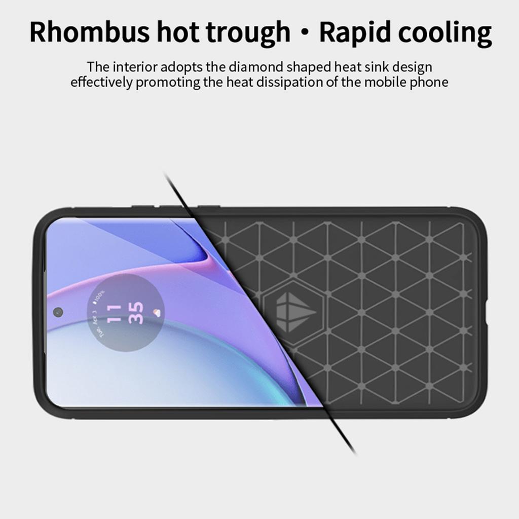 MOFI JK TPU Series-1 for Motorola Edge 40 5G Carbon Fiber TPU Case Brushed Protective Phone Cover