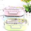 Japanese Lunch Box Portable With Compartments Tableware 304 Stainless Steel Kids Bento Box Microwave Food Container Tableware