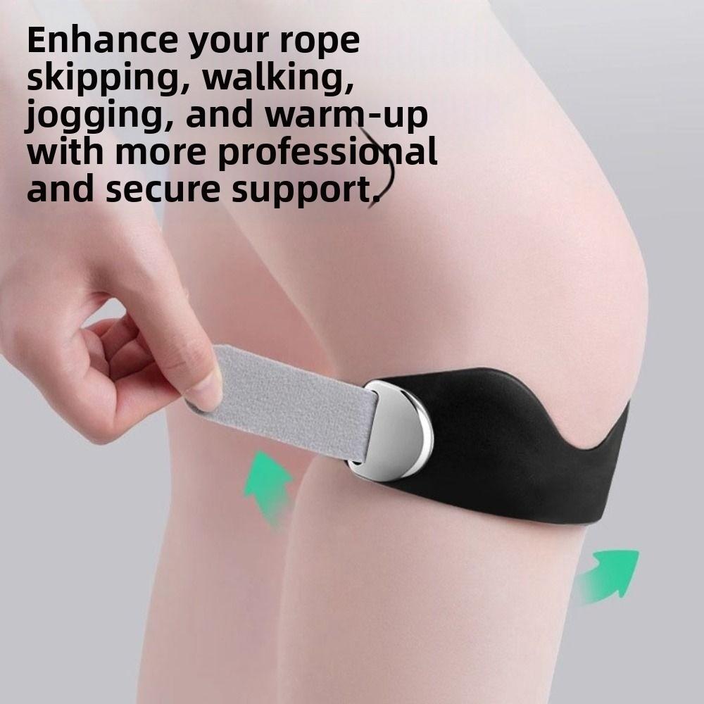Silicone Patella Tendon Knee Straps Fixed Protection Knee Sports Support Band  Running Hiking
