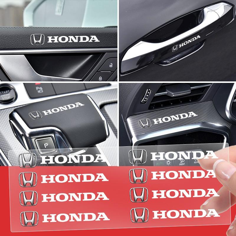 Náhodné samolepky do interiéru auta Styling emblému volantu pro Honda Fit Mugen Insight Type S R VTEC DOHC Modulo Vezel Legend RR Si