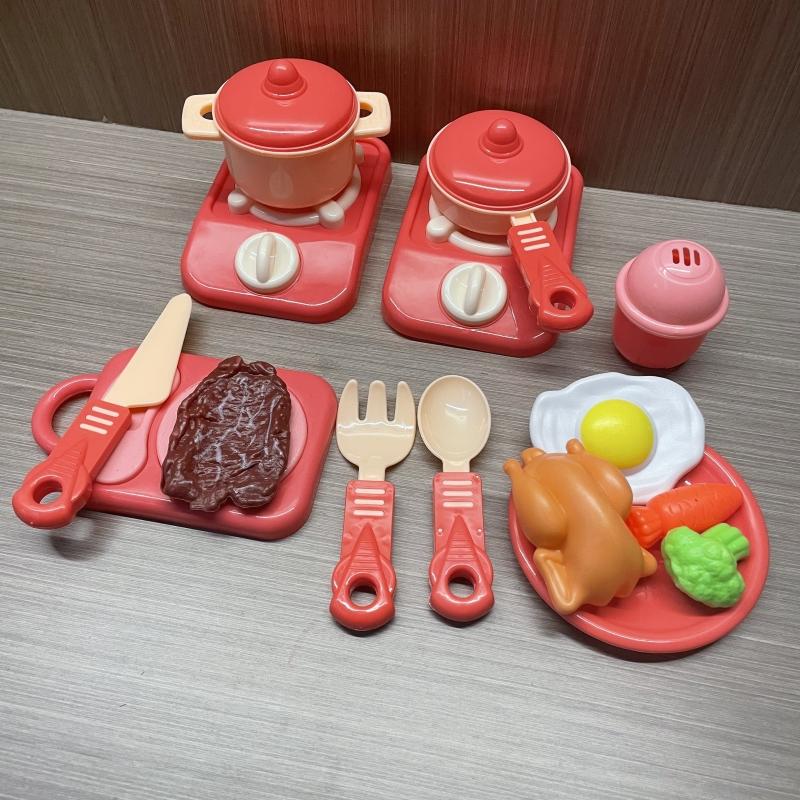Non-Toxic 15Pcs Children Pretend Simulated Kitchen Toys Cookware Toys Fruit And Vegetable Children S Toy Children Kitchen Food Set